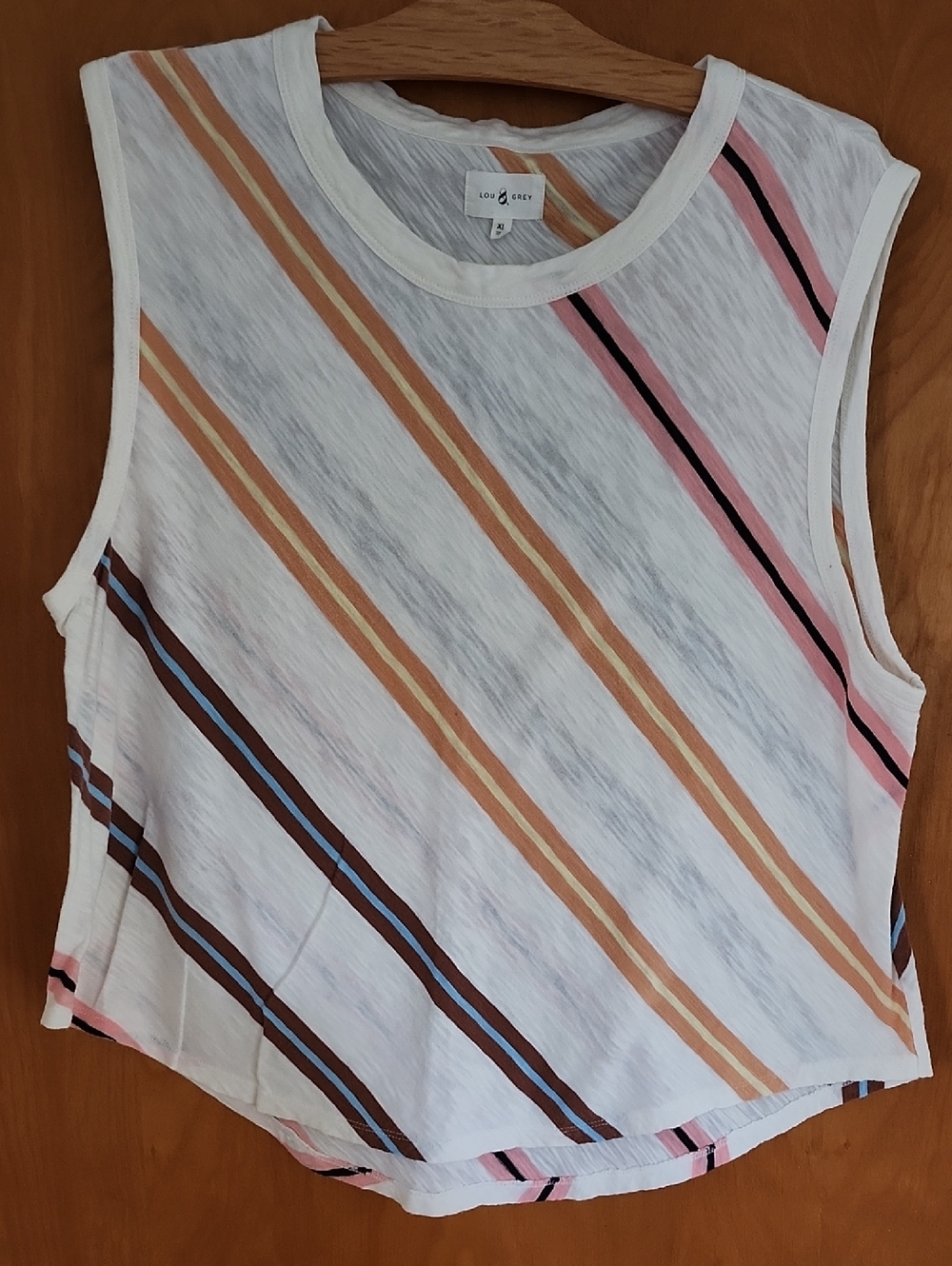 Loft Lou&Grey Striped Sleeveless Shirt